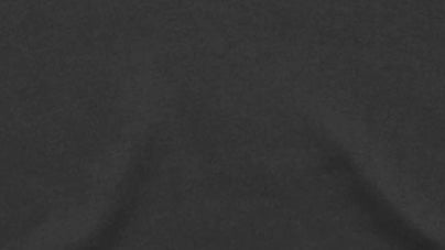 A swatch of Black organic cotton t-shirt fabric.