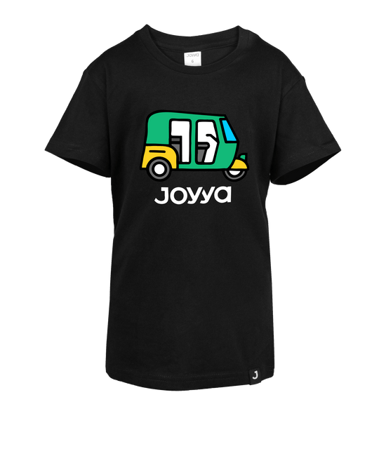 Joyya - Autorickshaw T-shirt | Kids Short Sleeve - T-Shirt - Front - JOYYA COLLECTION -