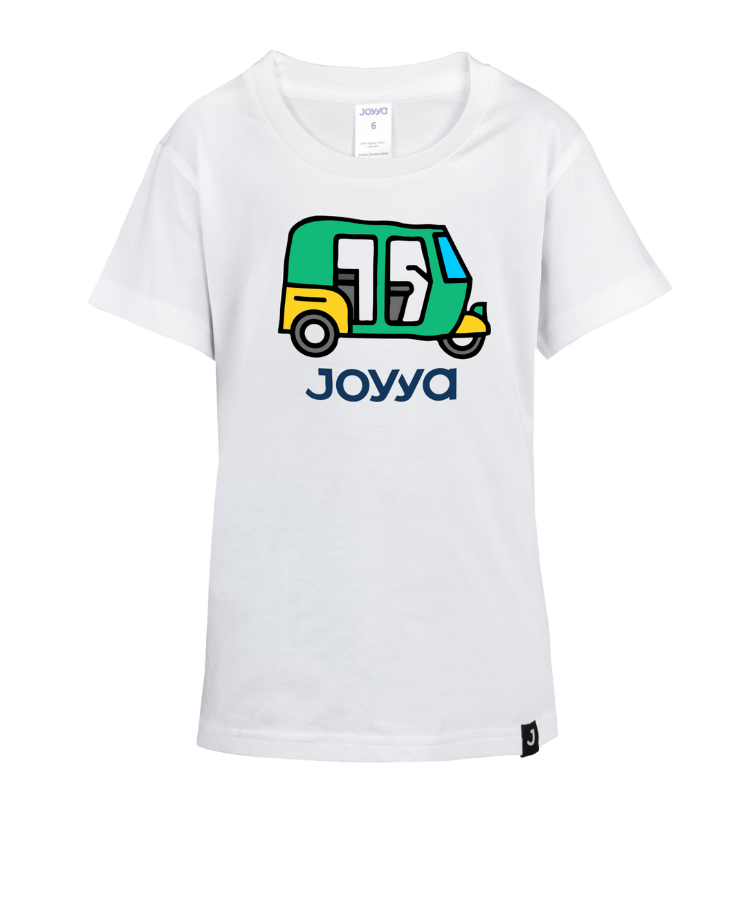 Joyya - Autorickshaw T-shirt | Kids Short Sleeve - T-Shirt - Front - JOYYA COLLECTION -