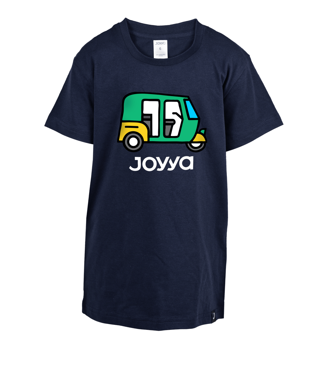 Joyya - Autorickshaw T-shirt | Kids Short Sleeve - T-Shirt - Front - JOYYA COLLECTION -
