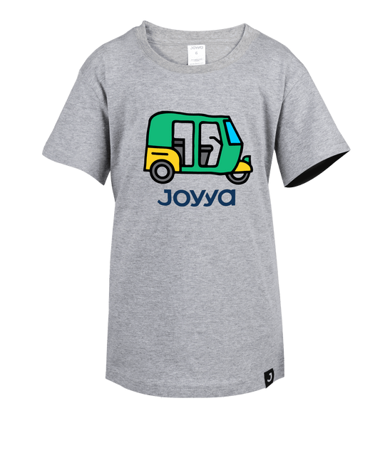Joyya - Autorickshaw T-shirt | Kids Short Sleeve - T-Shirt - Front - JOYYA COLLECTION -