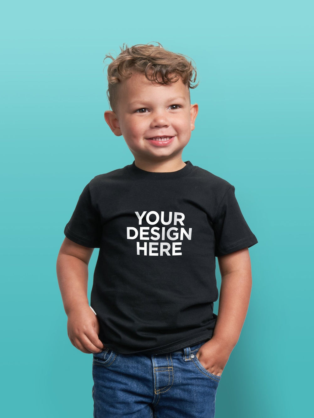 Joyya - Custom T-shirt | Kids Short Sleeve - T-Shirt - Black - MADE TO ORDER - T - KSC6 - BK - NSO
