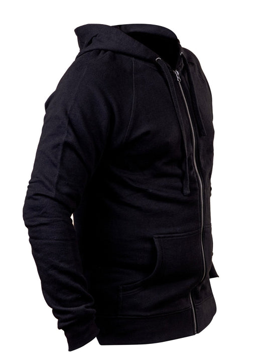 Joyya - Custom Unisex Zipped Hoodie - Clothing - MADE TO ORDER - G - UZC7 - BK - NSO