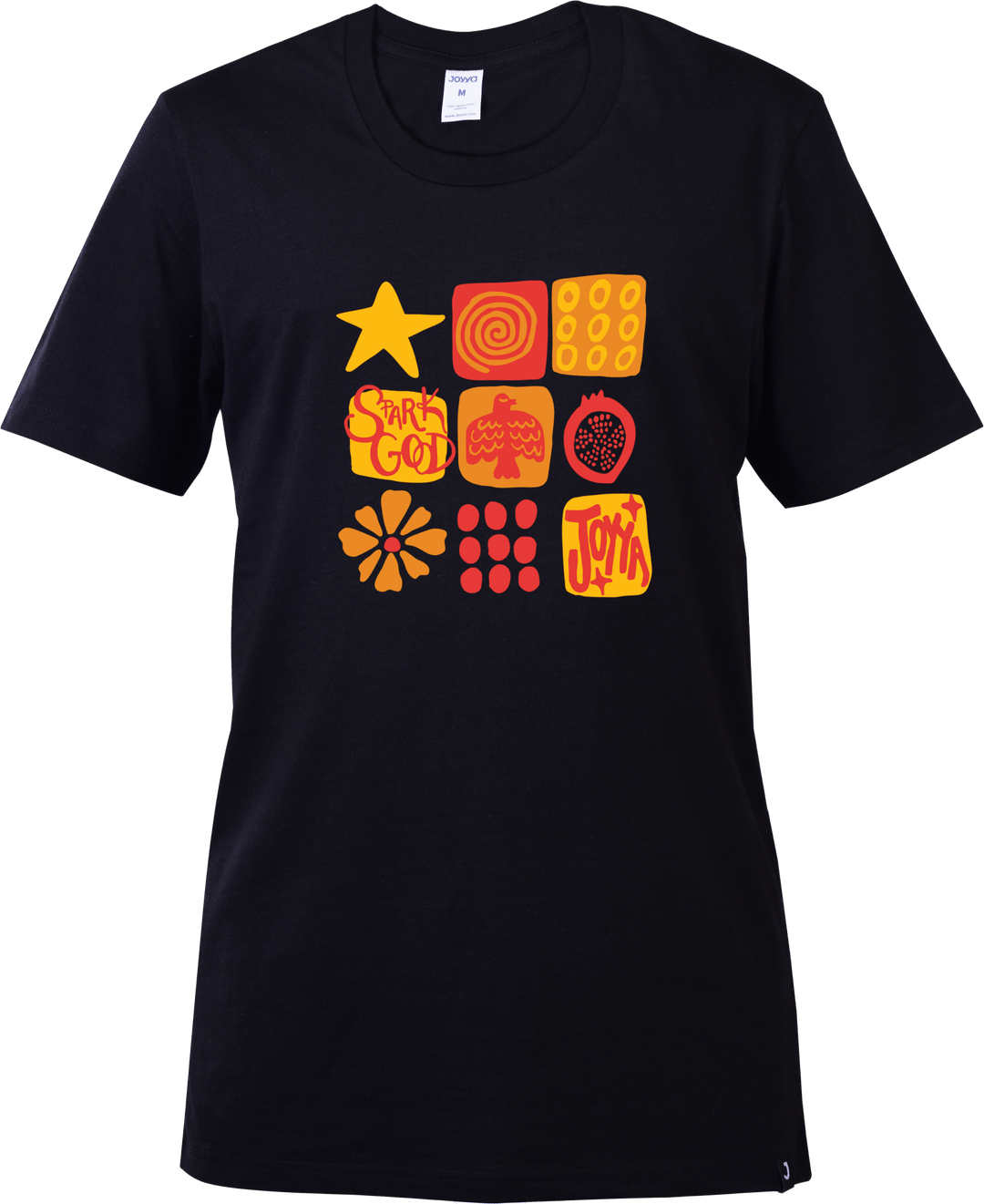 Joyya - Joyya Grid T-shirt | Unisex Short Sleeve - T-Shirt - Front - JOYYA COLLECTION -