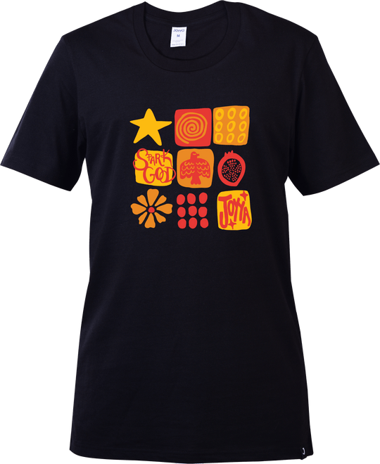 Joyya - Joyya Grid T-shirt | Unisex Short Sleeve - T-Shirt - Front - JOYYA COLLECTION -