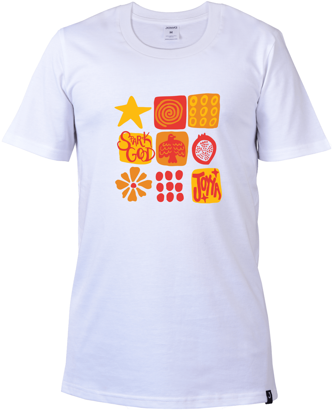 Joyya - Joyya Grid T-shirt | Unisex Short Sleeve - T-Shirt - Front - JOYYA COLLECTION -