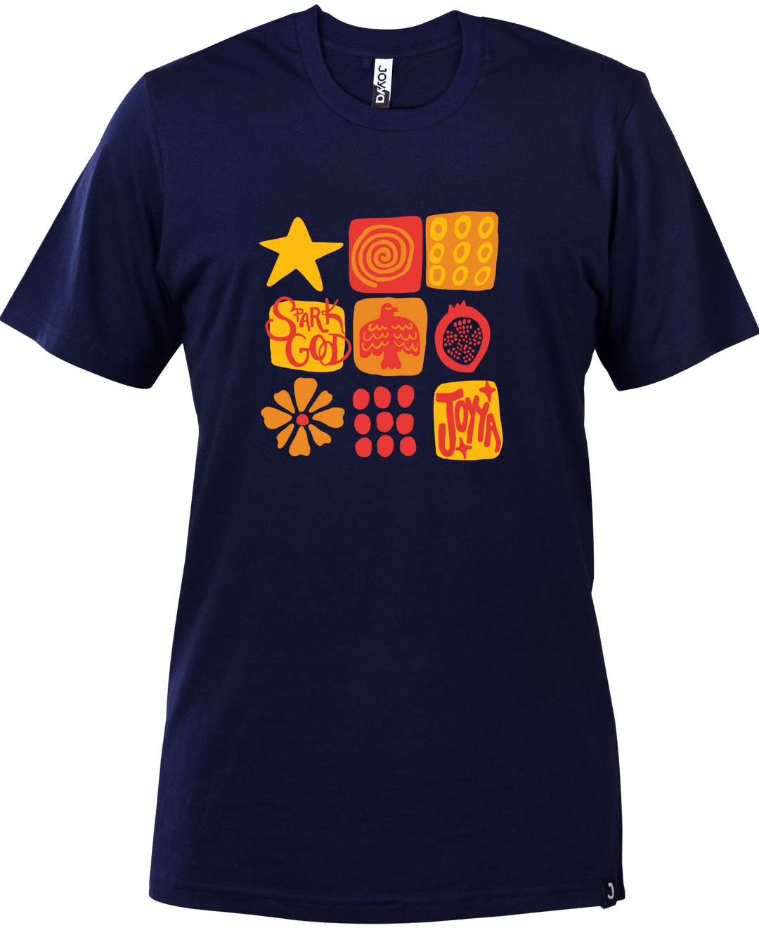Joyya - Joyya Grid T-shirt | Unisex Short Sleeve - T-Shirt - Front - JOYYA COLLECTION -