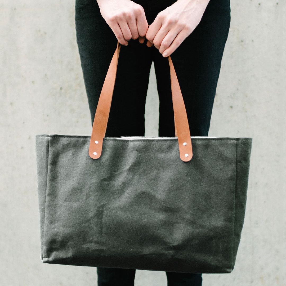 Joyya - Landscape Tote – Sathi Collection - Bags - Gray - JOYYA OVERSTOCK -