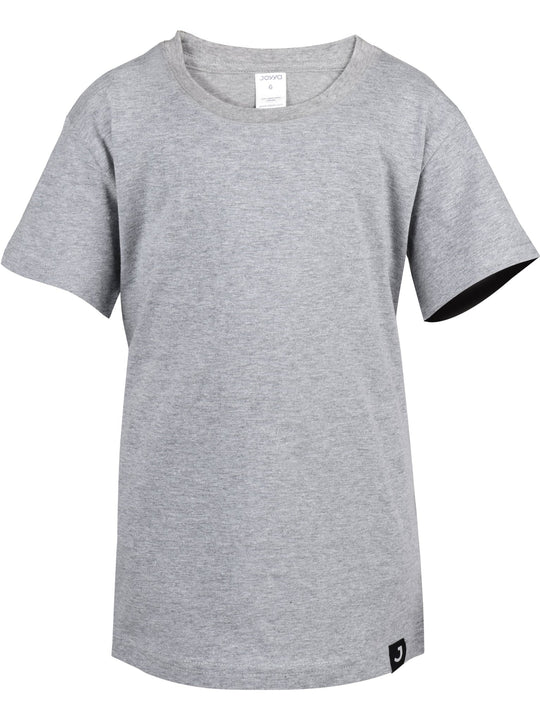 Joyya - T-shirt | Kids Short Sleeve - T-Shirt - Grey - JOYYA BLANK - T - KSC6 - MG - K02