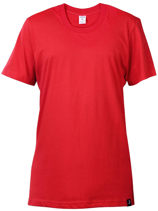 Joyya - T-shirt | Unisex Short Sleeve - T-Shirt - Red - JOYYA BLANK - T - USC6 - RD - AXS