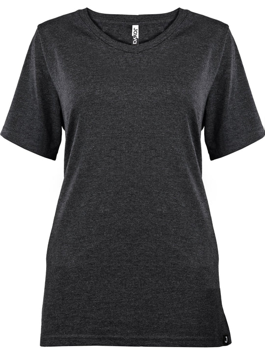 Joyya - T-shirt | Women Short Sleeve - T-Shirt - Charcoal BiBlend - JOYYA BLANK - T - WSB5 - CH - AXS