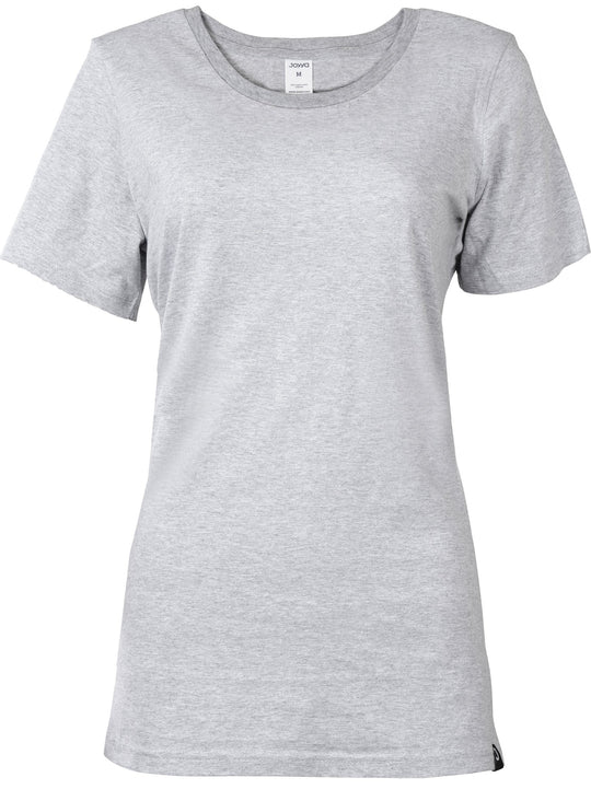 Joyya - T-shirt | Women Short Sleeve - T-Shirt - Grey - JOYYA BLANK - T - WSC6 - MG - AXS