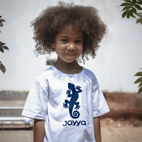 Joyya - TikiTiki Gecko T-shirt | Kids Short Sleeve - T-Shirt - Front - JOYYA COLLECTION -