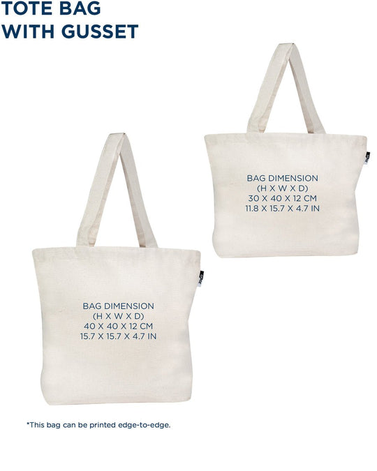 Joyya - Tote Bag with Gusset - Bags - Square: 40 x 40 x 12 cm - JOYYA SAMPLE - MBTGC31-NA-1