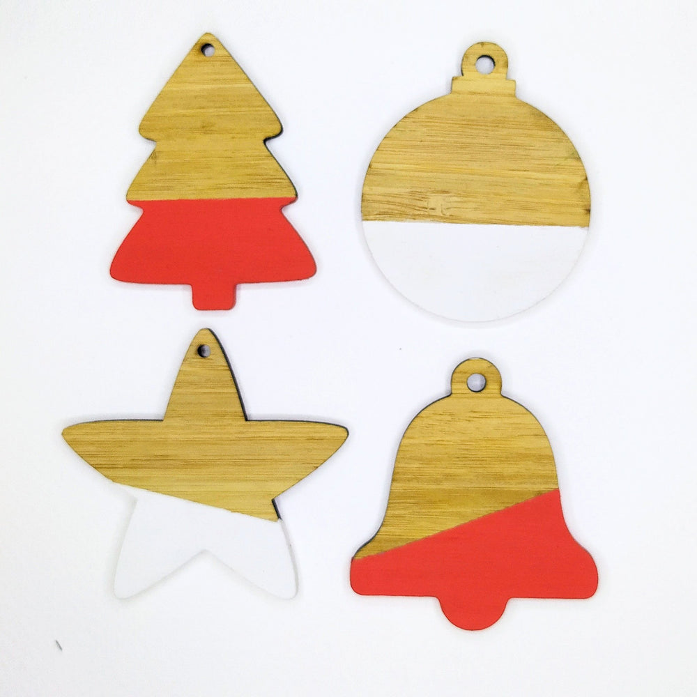 Joyya - Tree Danglers - Merry Mashi - Red - Discontinued - 0006