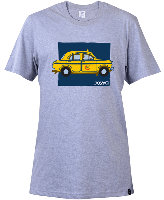 Joyya - Yellow Taxi T-shirt | Unisex Short Sleeve - T-Shirt - Front - JOYYA COLLECTION -