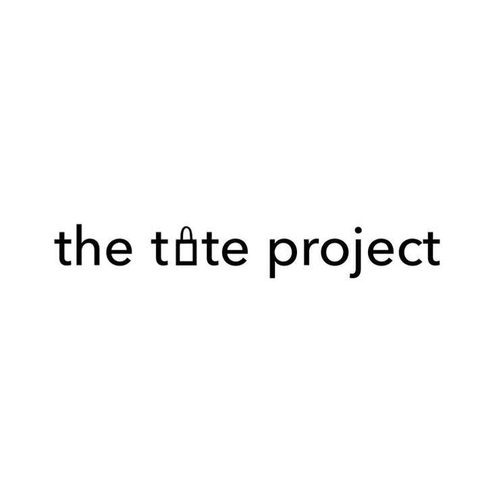 The logo for The Tote Project with text in black on a white background. 