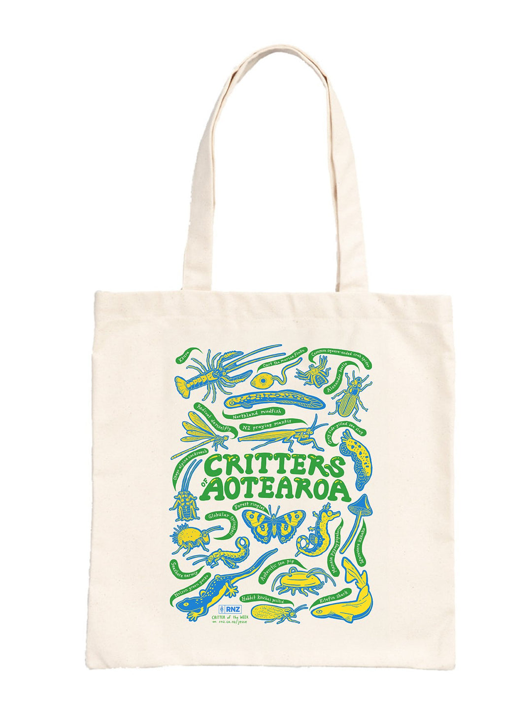 Joyya - 2024 Tote Critter of the week Tote - Natural - Critter Of The Week - 