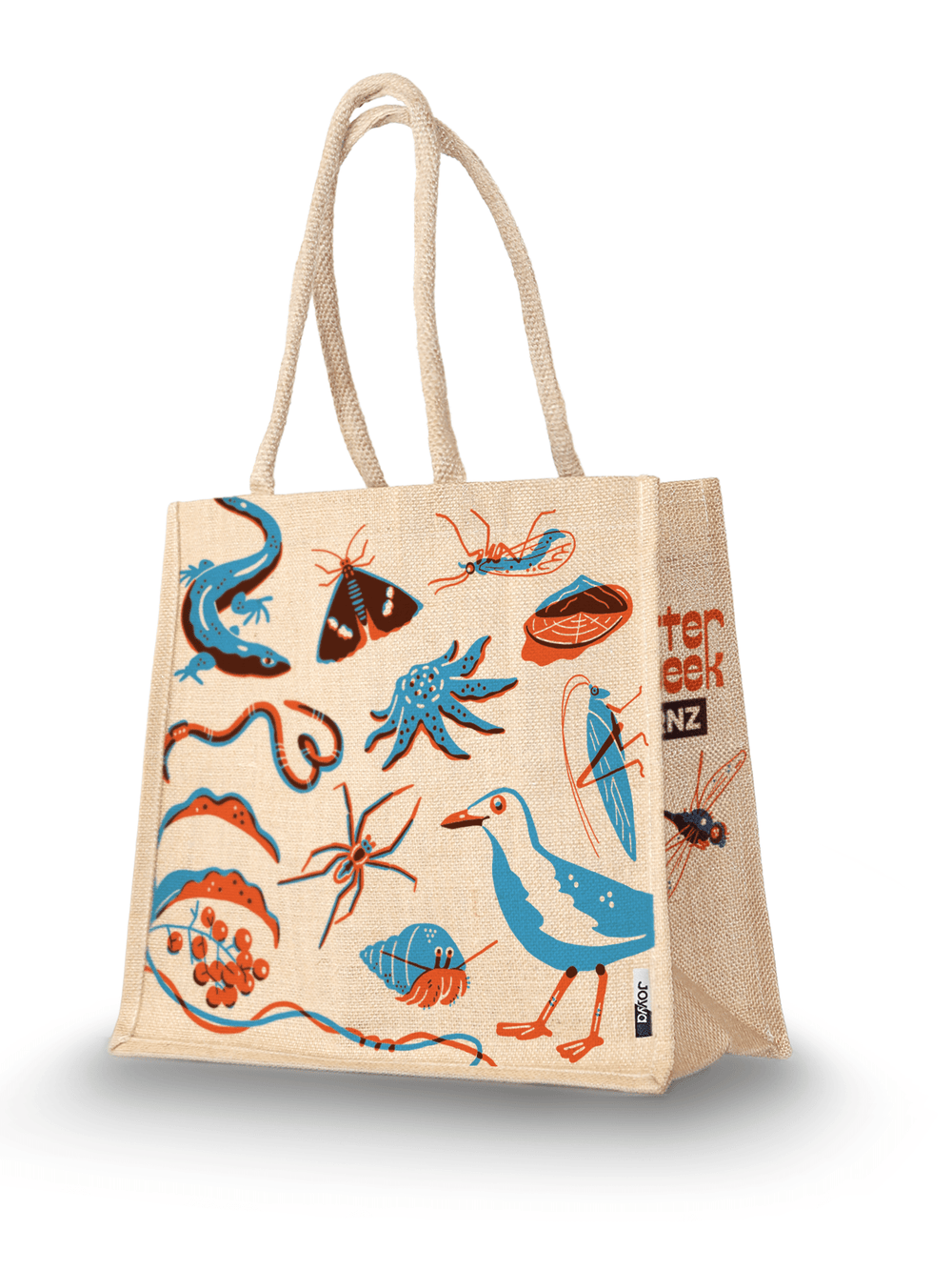 Joyya - 2025 Critter of the Week Jute Shopping Bag - Natural - Critter Of The Week - COTW24 - B - SHJ2 - NL - 348