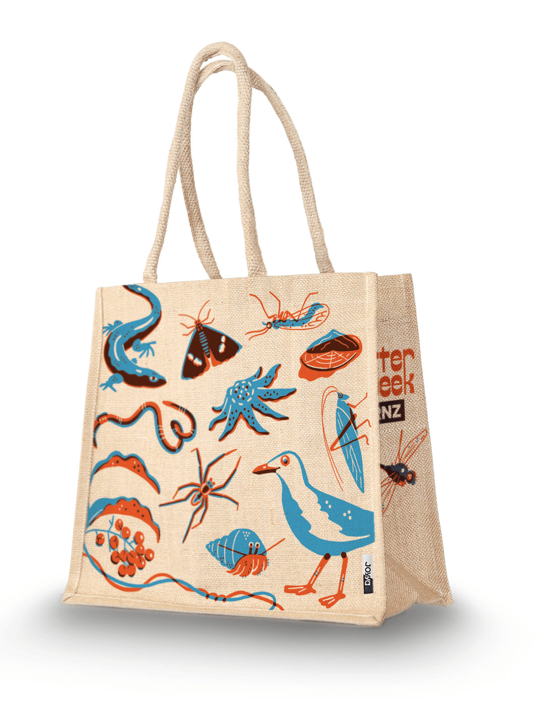 Joyya - 2025 Critter of the Week Jute Shopping Bag - Natural - Critter Of The Week - COTW24 - B - SHJ2 - NL - 348
