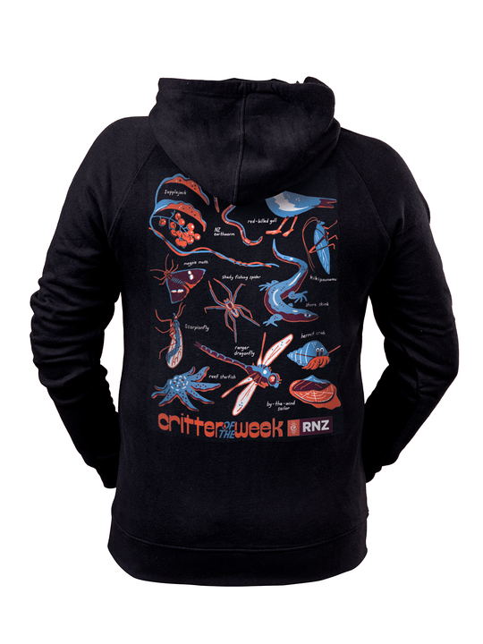 Joyya - 2025 Unisex Zip Hoodie Critter of the Week - T-Shirt - XS - Critter Of The Week - COTW25 - H - XS