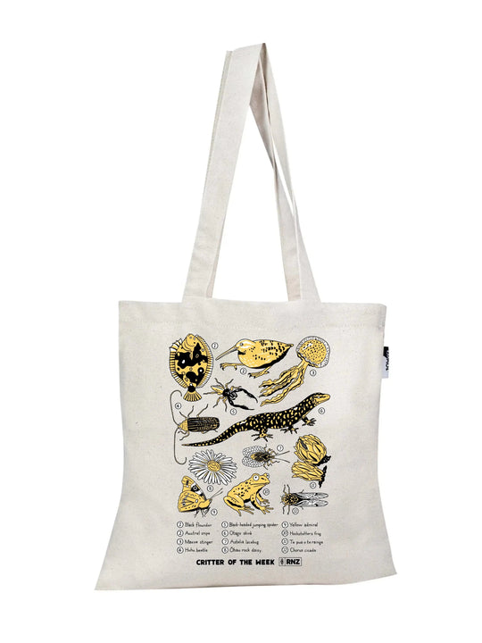 Joyya - 2026 Critter of the Week Tote - Bags - Natural - Critter Of The Week - COTW26-B-NL