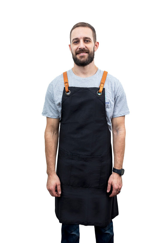 Joyya - Apron | Leather Straps - Clothing - Black - MADE TO ORDER - BCALT29 - NA - 190303