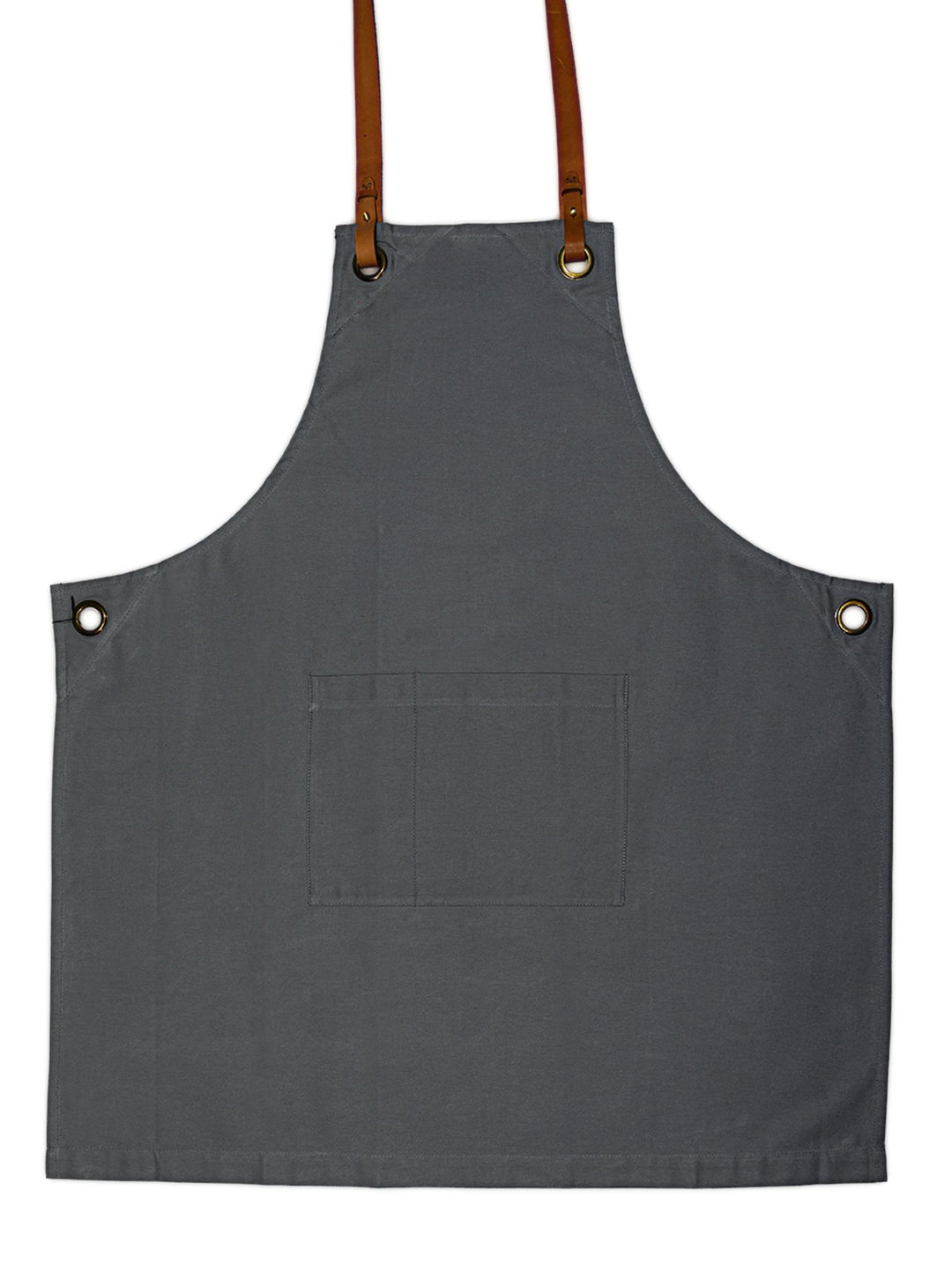 Joyya - Custom Apron | Leather Straps - Clothing - Grey - MADE TO ORDER - G - ALT2 - GR - NSO