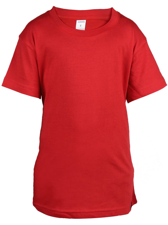 Joyya - Custom T-shirt | Kids Short Sleeve - T-Shirt - Red - MADE TO ORDER - T - KSC6 - RD - NSO