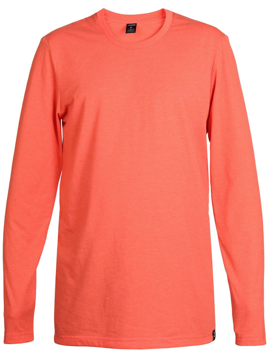 Joyya - Custom T-shirt | Unisex Long Sleeve - T-Shirt - Heather Orange Biblend - MADE TO ORDER - T - ULB5 - HR - NSO