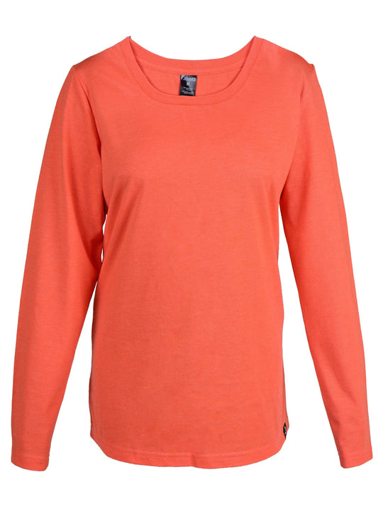 Joyya - Custom T-shirt | Women Long Sleeve - T-Shirt - Heather Orange Biblend - MADE TO ORDER - T - WLB5 - HR - NSO