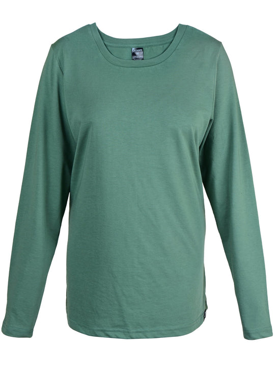 Joyya - Custom T-shirt | Women Long Sleeve - T-Shirt - Olive Biblend - MADE TO ORDER - T - WLB5 - OL - NSO
