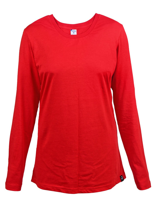 Joyya - Custom T-shirt | Women Long Sleeve - T-Shirt - Red - MADE TO ORDER - T - WLC6 - RD - NSO