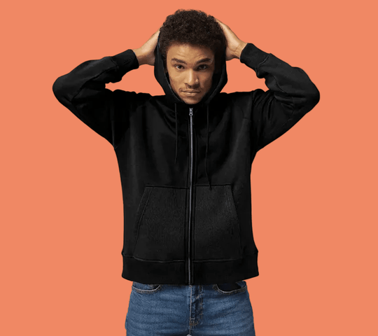 Joyya - Custom Unisex Zipped Hoodie - Clothing - MADE TO ORDER - G-UZC7F-BK-NSO
