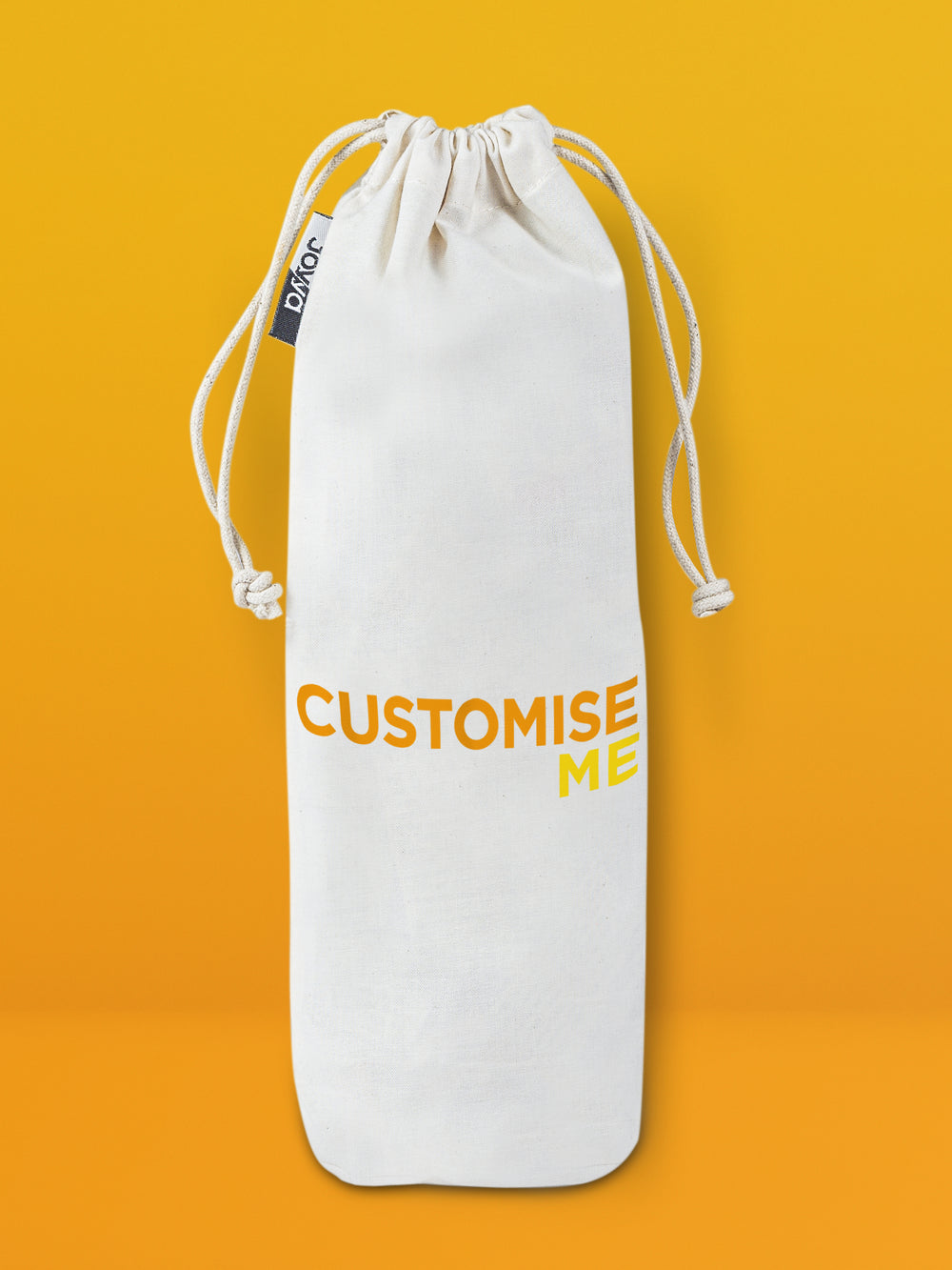 Joyya - Custom Wine Bag - Bags - Organic Cotton Canvas - MADE TO ORDER - B - WBV3 - NL - 311