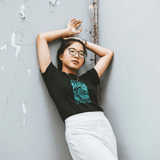 Joyya - Joyya Abstract T-shirt | Women Short Sleeve - T-Shirt - Front - JOYYA COLLECTION - 