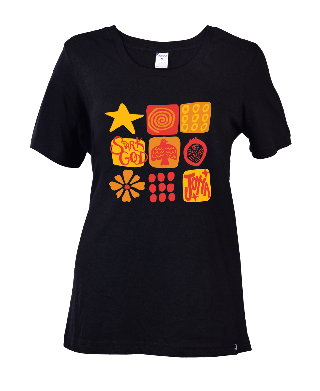 Joyya - Joyya Grid T-shirt | Women Short Sleeve - T-Shirt - Front - JOYYA COLLECTION - 