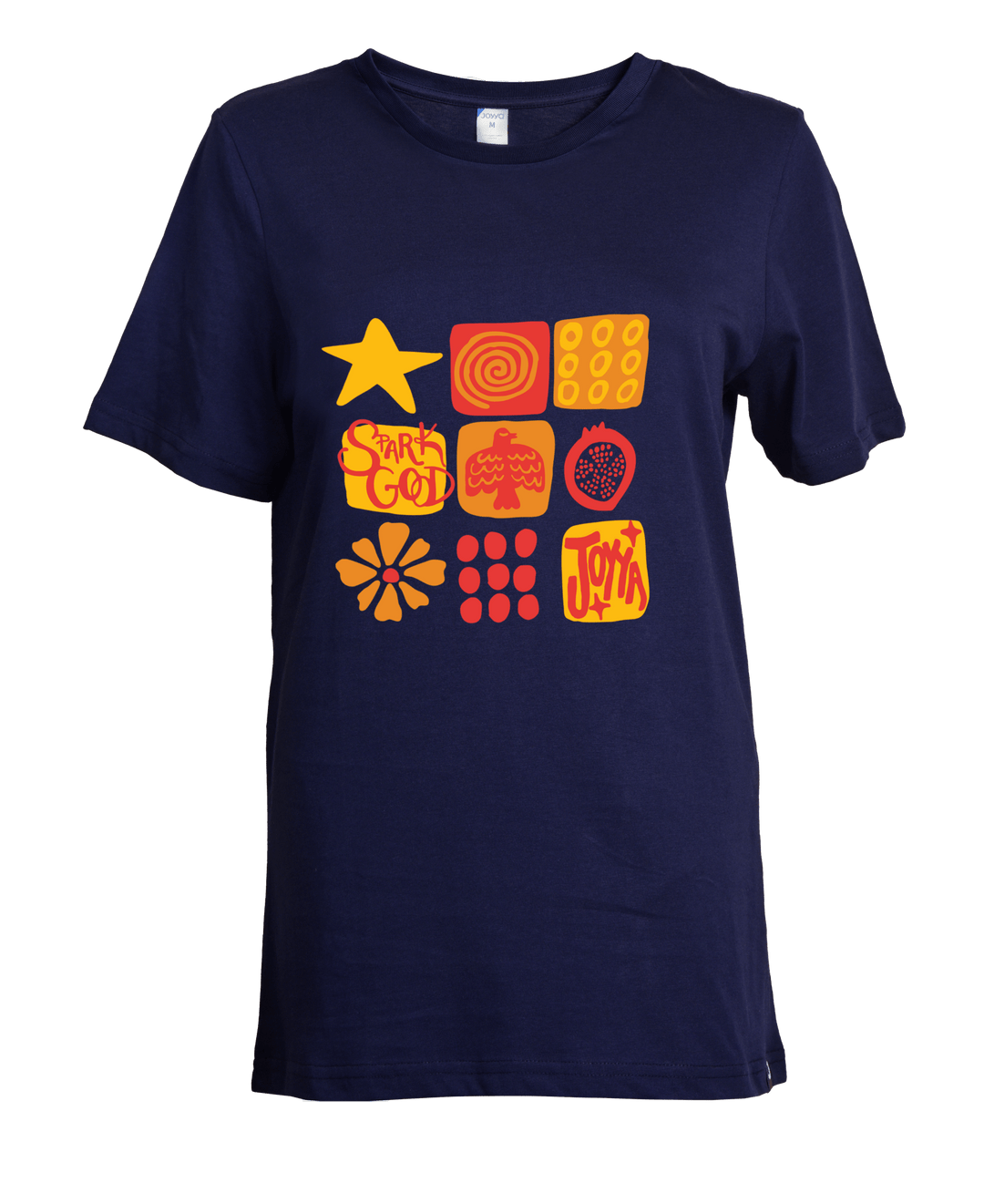 Joyya - Joyya Grid T-shirt | Women Short Sleeve - T-Shirt - Front - JOYYA COLLECTION - 
