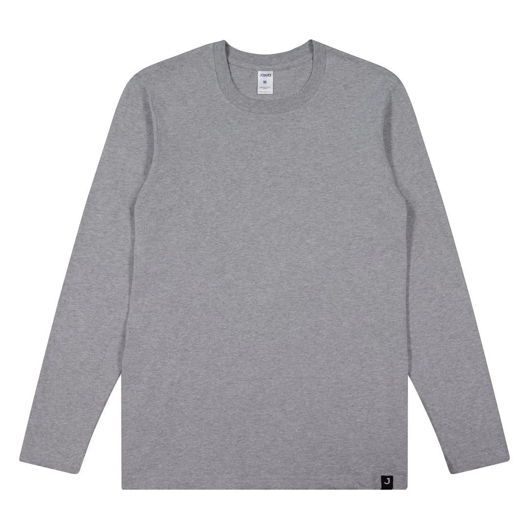 Joyya - T-shirt | Unisex Long Sleeve - T-Shirt - Grey - JOYYA BLANK - T-ULC6-MG-AXS