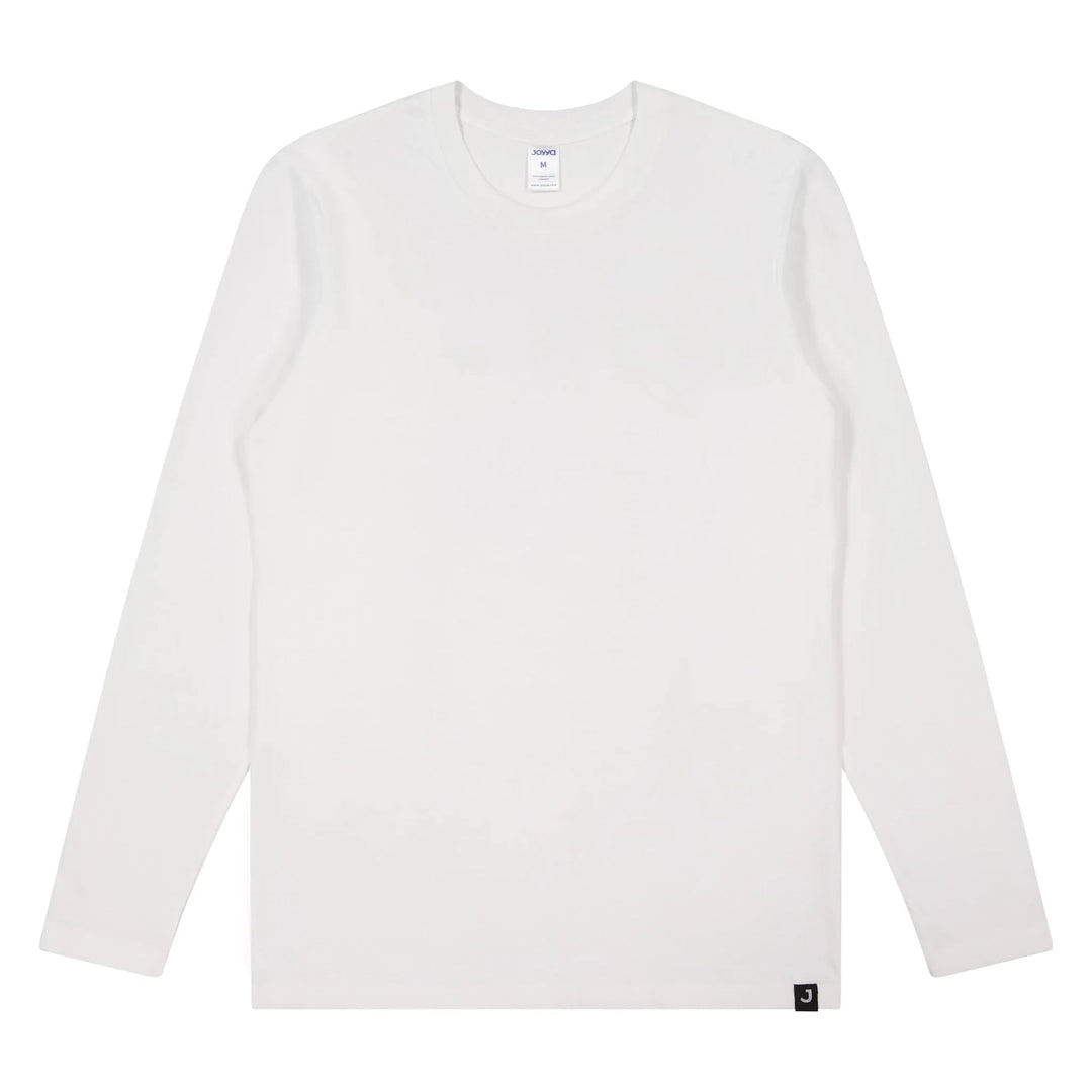 Joyya - T-shirt | Unisex Long Sleeve - T-Shirt - Optic White - JOYYA BLANK - T-ULC8-WH-AXS