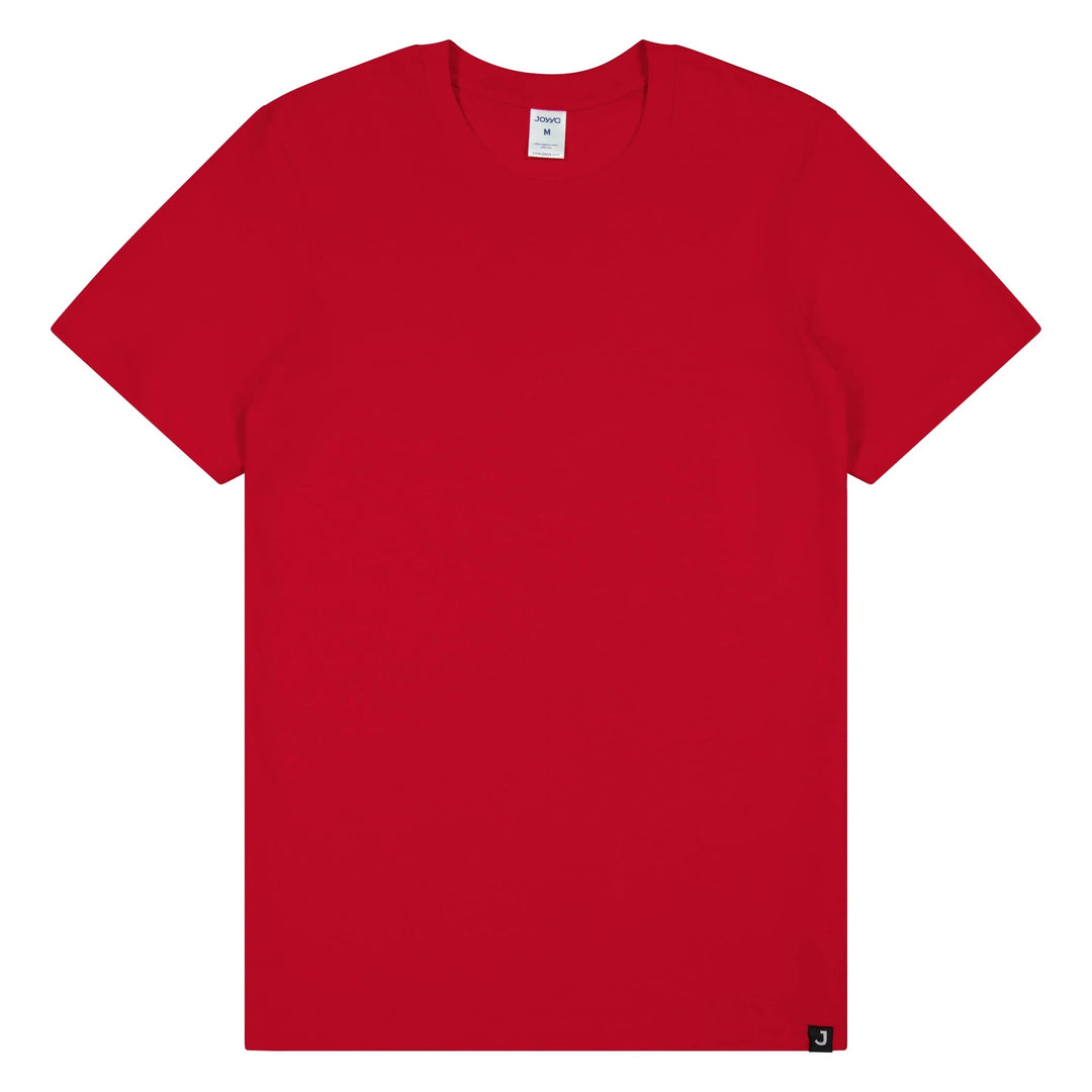 Joyya - T-shirt | Unisex Short Sleeve - T-Shirt - Red - JOYYA BLANK - T-USC6-RD-AXS
