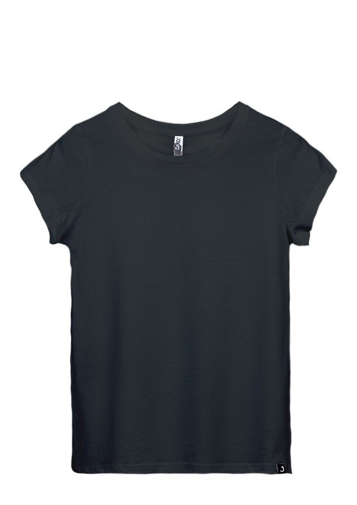 Joyya - T - shirt | Women Cap Sleeve - T - Shirt - Black - MADE TO ORDER - MTW3C16 - NA - 190303