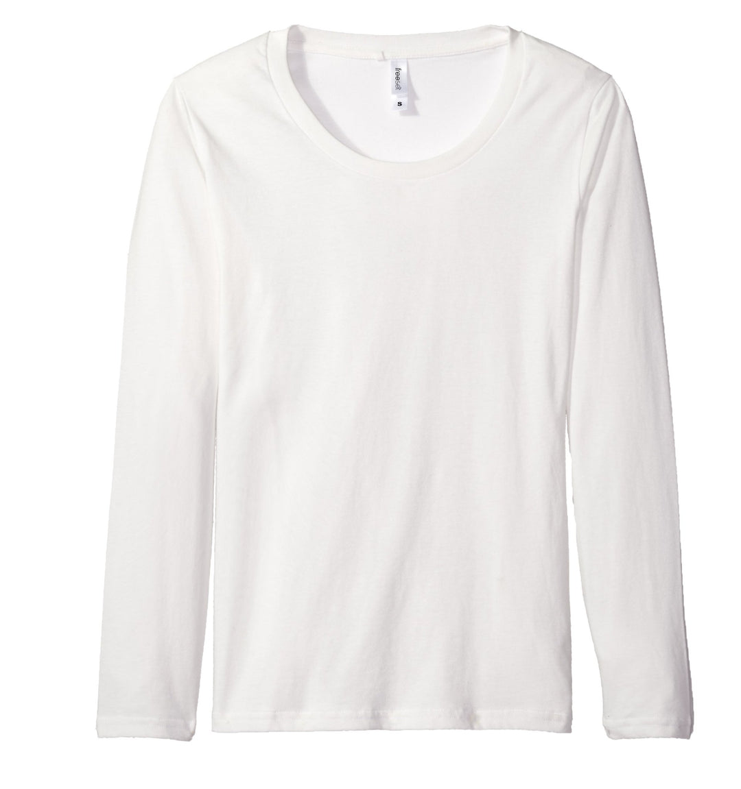 Joyya - T-shirt | Women Long Sleeve | Freeset - T-Shirt - Natural White - FREESET - WOMEN-L-WH-XS