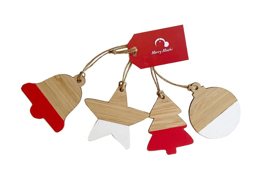 Joyya - Tree Danglers - Merry Mashi - Red - Discontinued - 0006