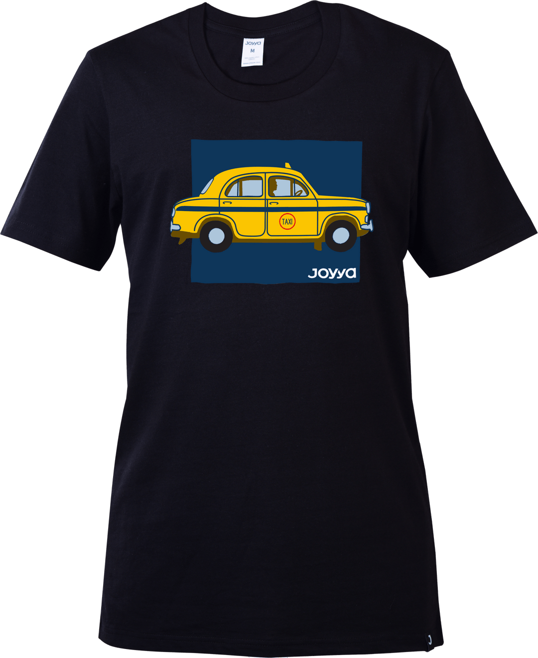 Joyya - Yellow Taxi T-shirt | Unisex Short Sleeve - T-Shirt - Front - JOYYA COLLECTION - 