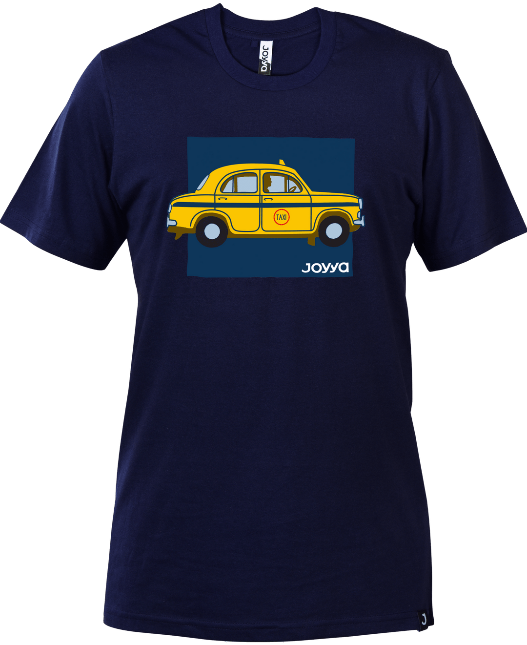 Joyya - Yellow Taxi T-shirt | Unisex Short Sleeve - T-Shirt - Front - JOYYA COLLECTION - 