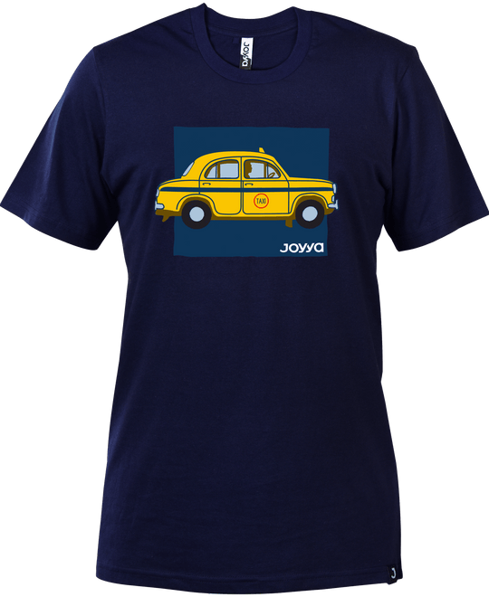 Joyya - Yellow Taxi T-shirt | Unisex Short Sleeve - T-Shirt - Front - JOYYA COLLECTION - 
