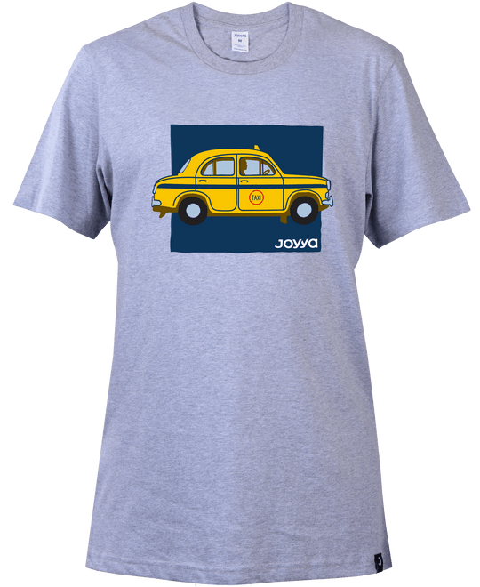 Joyya - Yellow Taxi T-shirt | Unisex Short Sleeve - T-Shirt - Front - JOYYA COLLECTION - 