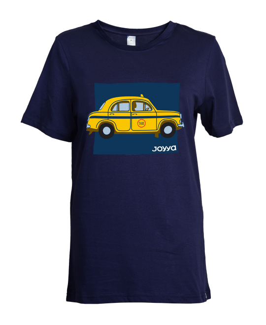 Joyya - Yellow Taxi T-shirt | Women Short Sleeve - T-Shirt - Front - JOYYA COLLECTION - 