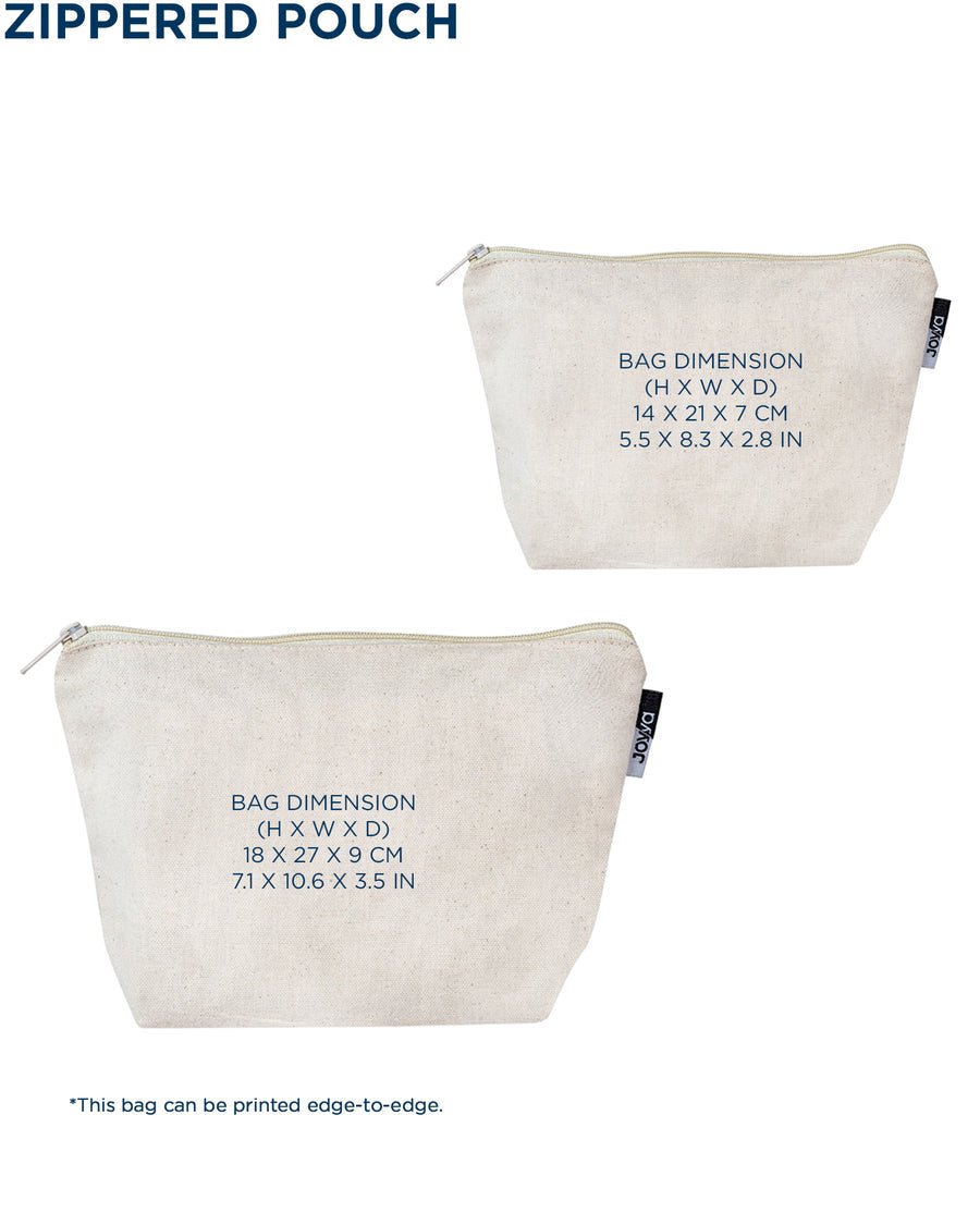 Joyya - Zippered Pouch - Bags - Medium: 14 x 21 x 7 cm - JOYYA SAMPLE - MBZPC31-NA-1